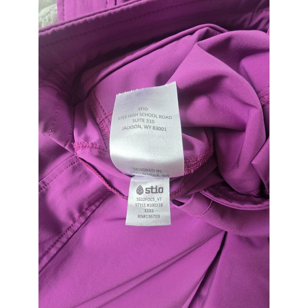 Stio CFS Board Pants Womens 4 Purple Drawstring Quick Dry Stretch Hiking UPF 50 - Picture 11 of 16